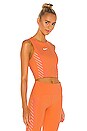 view 2 of 4 Runway GX Top in Orange Frost & Reflective Silver
