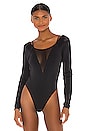 view 2 of 5 City Ready Seamless Bodysuit in Black