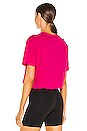 view 3 of 4 W NSW Tee Essntl Crp Icn Fireberry/White in Fireberry/White