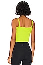 view 3 of 4 Essential Rib Crop Top in Atomic Green