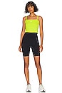 view 4 of 4 Essential Rib Crop Top in Atomic Green