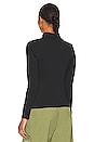 view 3 of 4 NSW Essential Mockneck Top in Black & White