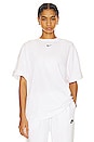 view 1 of 4 Oversized Short Sleeve T Shirt in White