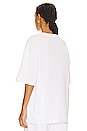 view 3 of 4 Oversized Short Sleeve T Shirt in White