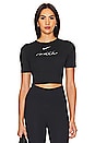 view 1 of 5 X Meg Thee Stallion Slim Crop Tee in Black
