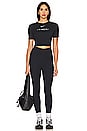 view 4 of 5 X Meg Thee Stallion Slim Crop Tee in Black
