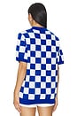 view 3 of 5 Club Checkers Polo in Game Royal & Sail