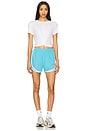 view 4 of 5 Twist Short Sleeve Top in White & Black