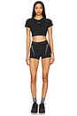 view 5 of 5 Dri-FIT Cropped Graphic Short Sleeve Top in Black, Cool Grey, & White