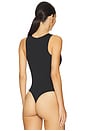 view 4 of 6 Dri-FIT Tank Bodysuit in Black & Smoke Grey