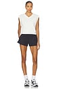 view 4 of 4 V-neck Golf Vest in Sail, Dragon Red & Black