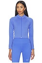view 1 of 4 Dri Fit Full Zip Mid Layer Top in Sapphire