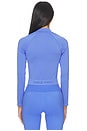 view 3 of 4 Dri Fit Full Zip Mid Layer Top in Sapphire
