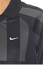 view 5 of 5 T-SHIRT RAYÉ OVERSIZED À MANCHES COURTES POUR FEMME WOMEN'S OVERSIZED SHORT-SLEEVE STRIPED JERSEY in Black