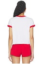 view 4 of 4 Nsw Ringer Crew Tee in White & University