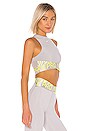 view 2 of 4 Pro Intertwist 2.0 Crop Top in Atmosphere Grey