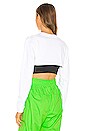 view 3 of 4 NSW Air Crop Top in White