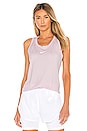 view 1 of 5 Infinite Tank in Pink Glow & Reflective Silver
