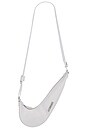 view 1 of 4 x Jacquemus LE Swoosh Bag in White & Shiny Silver