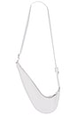 view 2 of 4 x Jacquemus LE Swoosh Bag in White & Shiny Silver