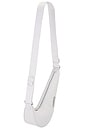 view 3 of 4 x Jacquemus LE Swoosh Bag in White & Shiny Silver