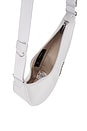 view 4 of 4 x Jacquemus LE Swoosh Bag in White & Shiny Silver