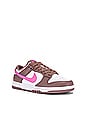 view 2 of 6 Dunk Low Sneaker in Smokey Mauve, Playful Pink, & White