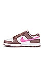 view 5 of 6 Dunk Low Sneaker in Smokey Mauve, Playful Pink, & White