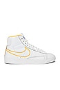 view 1 of 6 Blazer Mid Sneaker in White, Clear, Topaz & Gold