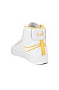 view 3 of 6 Blazer Mid Sneaker in White, Clear, Topaz & Gold