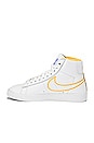view 5 of 6 Blazer Mid Sneaker in White, Clear, Topaz & Gold
