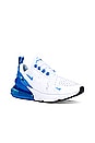view 2 of 6 Air Max 270 Sneaker in White, University Blue, & Black