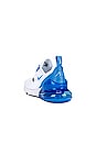 view 3 of 6 Air Max 270 Sneaker in White, University Blue, & Black