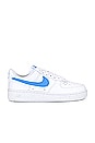view 1 of 6 Air Force 1 '07 SE Sneaker in White, University Blue, & Volt