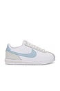 view 1 of 6 Cortez TXT Sneaker in White, Light Armory Blue, & Light Orewood Brown