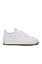 view 1 of 6 Air Force 1 '07 Next Nature Sneaker in White, Football Grey, & Gum Light Brown