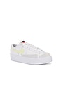 view 2 of 6 ZAPATILLAS DEPORTIVAS BLAZER LOW PLATFORM in White & Life Lime