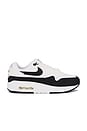 view 1 of 6 Air Max 1 Sneaker in White, Black, & Summit White