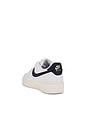 view 3 of 6 КРОССОВКИ AIR FORCE 1 '07 in White, Obsidian, Pale Ivory, & Metallic Gold