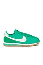 view 1 of 6 Cortez Textile Sneaker in Stadium Green, Coconut Milk, & Safety Orange