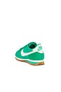 view 3 of 6 Cortez Textile Sneaker in Stadium Green, Coconut Milk, & Safety Orange