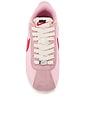 view 4 of 6 Cortez Textile Sneaker in Medium Soft Pink, Fire Red, Sail, & Team Orange