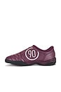 view 5 of 6 T90 SP Sneaker in Bordeaux, Metallic Silver & Black