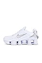 view 5 of 6 Shox TL Sneaker in White, Metallic Silver, & Max Orange