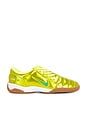 view 1 of 6 T90 Sneaker in Dynamic Yellow, Green Spark, & Brown