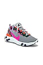 view 2 of 6 SNEAKERS REACT ELEMENT 55 in Grey, Fuchsia & Crimson