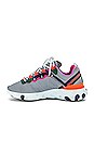 view 5 of 6 SNEAKERS REACT ELEMENT 55 in Grey, Fuchsia & Crimson