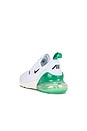 view 3 of 6 Air Max 270 Sneaker in White, Black-summit & White-stadium Green in White, Black & Stadium Green