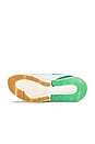 view 6 of 6 Air Max 270 Sneaker in White, Black-summit & White-stadium Green in White, Black & Stadium Green
