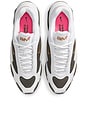view 4 of 8 x Veneda Carter Air Max Muse Sneaker in White, Hyper Pink, Cargo Khaki & Velvet Brown